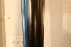 French Art Deco Black Gold Floor Lamp Torchiere 1930s - 3581015