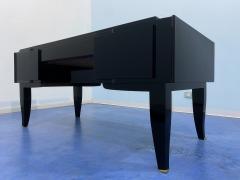 French Art Deco Black Lacquered Executive Desk 1930s - 3155802