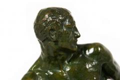 French Art Deco Bronze Sculpture The Lock by Pierre Le Faguays ca 1930 - 4574387