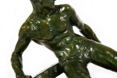 French Art Deco Bronze Sculpture The Lock by Pierre Le Faguays ca 1930 - 4574388