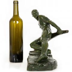 French Art Deco Bronze Sculpture The Lock by Pierre Le Faguays ca 1930 - 4574389