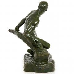 French Art Deco Bronze Sculpture The Lock by Pierre Le Faguays ca 1930 - 4574390