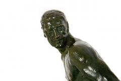 French Art Deco Bronze Sculpture The Lock by Pierre Le Faguays ca 1930 - 4574391