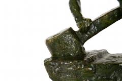 French Art Deco Bronze Sculpture The Lock by Pierre Le Faguays ca 1930 - 4574395