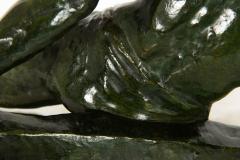 French Art Deco Bronze Sculpture The Lock by Pierre Le Faguays ca 1930 - 4574396