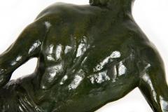 French Art Deco Bronze Sculpture The Lock by Pierre Le Faguays ca 1930 - 4574397
