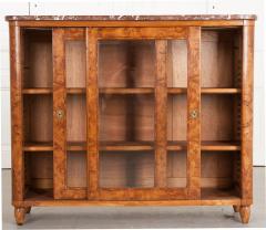 French Art Deco Burl Walnut Console Cabinet - 504112