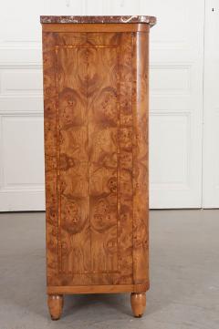 French Art Deco Burl Walnut Console Cabinet - 504115