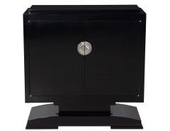 French Art Deco Cabinet in High Gloss Black - 3138216