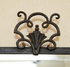 French Art Deco Cast Iron Mirror - 4373192