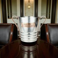 French Art Deco Champagne Bucket with Inscription - 4461522
