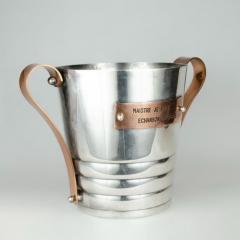 French Art Deco Champagne Bucket with Inscription - 4461523