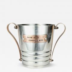 French Art Deco Champagne Bucket with Inscription - 4463777