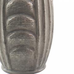 French Art Deco Chanal Pewter Vase 1 - 3196346