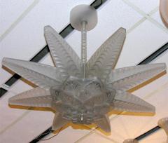French Art Deco Chandelier by Rene Lalique Stockholm  - 3095561