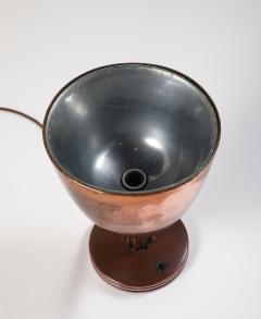 French Art Deco Copper Chalice Form Table Lamp circa 1930 - 4783841