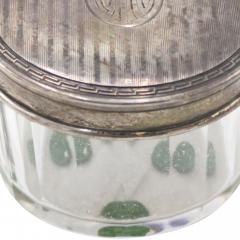 French Art Deco Crystal and Silver Box - 4195355