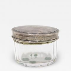 French Art Deco Crystal and Silver Box - 4211687