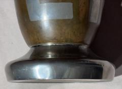 French Art Deco Dinanderie Metalware Vase Signed George - 3887257