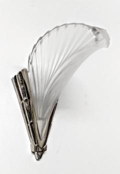French Art Deco Eight Panels Feather Chandelier - 3941524