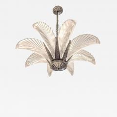 French Art Deco Eight Panels Feather Chandelier - 4218458