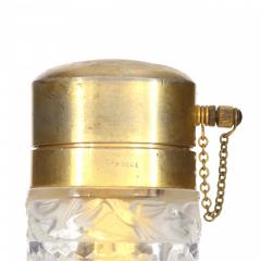 French Art Deco Frosted Glass Perfume Atomizer - 4674972