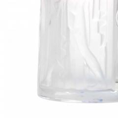 French Art Deco Frosted Glass Perfume Atomizer - 4674974