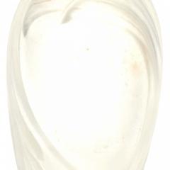French Art Deco Frosted Glass Perfume Bottle - 4676092