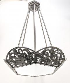 French Art Deco Geometric Flowers chandelier - 3941824