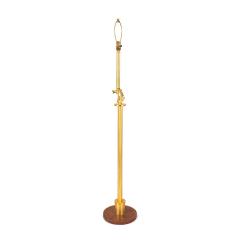French Art Deco Gilt Bronze Horse Head Floor Lamp - 4693649