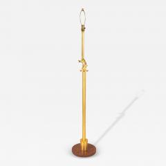 French Art Deco Gilt Bronze Horse Head Floor Lamp - 4693737
