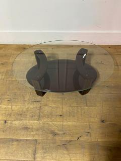 French Art Deco Glass Top Coffee Table - 3179602