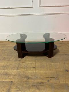 French Art Deco Glass Top Coffee Table - 3179604