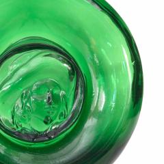 French Art Deco Green Glass Perfume Bottle - 4195283