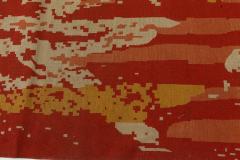 French Art Deco Handmade Wool Rug - 2455095