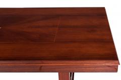 French Art Deco Inlaid Mother of Pearl Rosewood Dining Table circa 1940s - 4499724