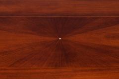 French Art Deco Inlaid Mother of Pearl Rosewood Dining Table circa 1940s - 4499726