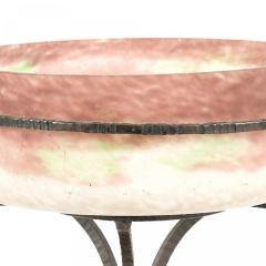 French Art Deco Iron and Glass Compote - 4671262