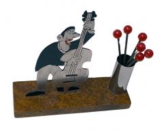French Art Deco Jazz Musician Cocktail Sticks Set probably Sudre C 1920 - 3384843