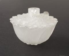 French Art Deco Lalique Lotus Flower Perfume Bottle - 4670711