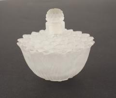 French Art Deco Lalique Lotus Flower Perfume Bottle - 4670713