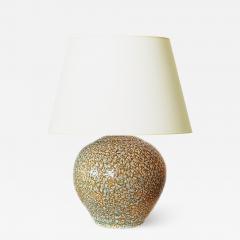 French Art Deco Lamp with Mottled Glazing - 1810026
