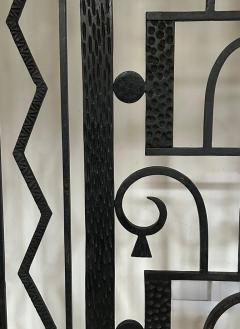 French Art Deco Large Console with Beige Marble Top cica 1925 - 4505387