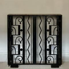 French Art Deco Large Console with Beige Marble Top cica 1925 - 4505388