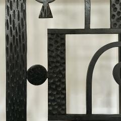 French Art Deco Large Console with Beige Marble Top cica 1925 - 4505393