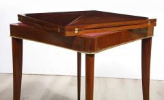 French Art Deco Mahogany Game Table - 2235870