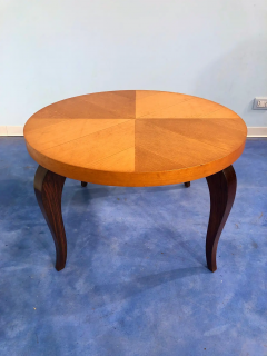 French Art Deco Maple Coffee Table 1940s - 2599841