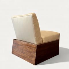 French Art Deco Modernist Low Slipper Chair circa 1925 - 4379788