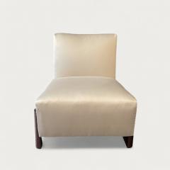 French Art Deco Modernist Low Slipper Chair circa 1925 - 4379792