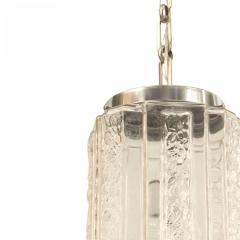 French Art Deco Molded Tiered Glass Lantern - 4639922